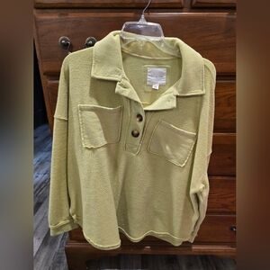 American Eagle Light Green Olive Sweater, 1st 2 Pics Show True Color Size XS
